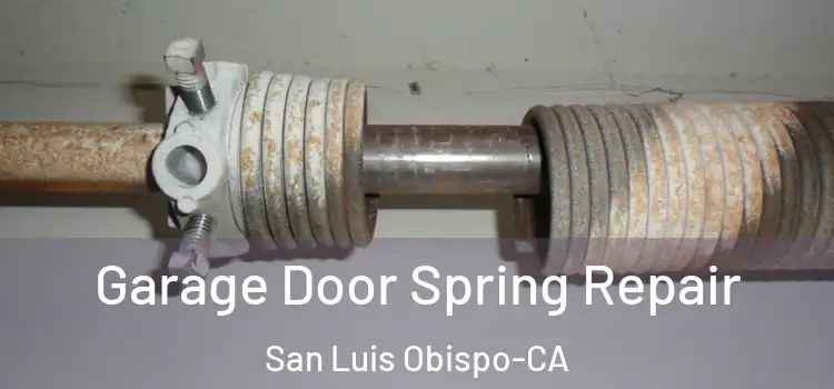 Garage Door Spring Repair San Luis Obispo-CA