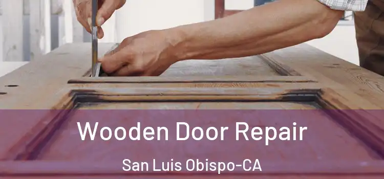 Wooden Door Repair San Luis Obispo-CA